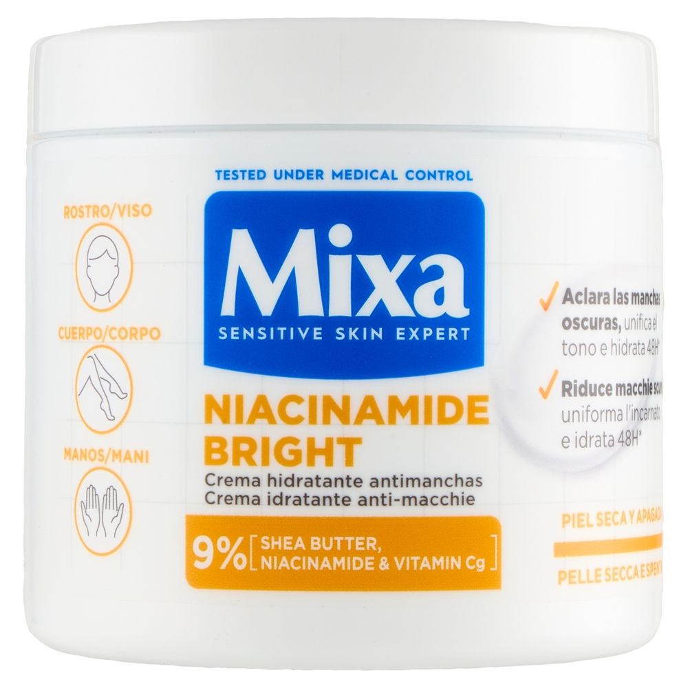 Mixa Niacinamide Bright Crema idratante anti-macchie 400 ml